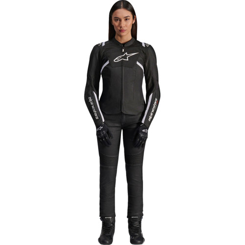 Alpinestars #3310225-12-M - Stella T-SPS Air v2 Jacket - Black/White - Medium