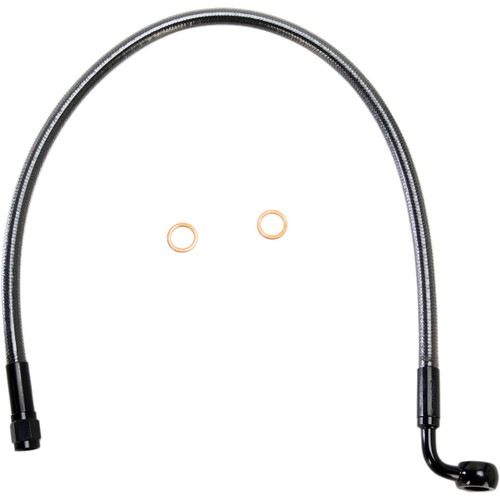 Brake Line - Front - Black Pearl - 90° 10 mm - 20"