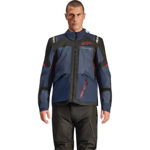 Alpinestars #3200526-7243-4X - Andes v4 Drystar® Jacket - Night Navy/Mood/Indigo Black - 4XL