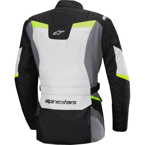 Alpinestars #3210325-9145-XS - Stella ST-1 Waterproof Jacket - Ice Gray/Black/Yellow Fluo - XS