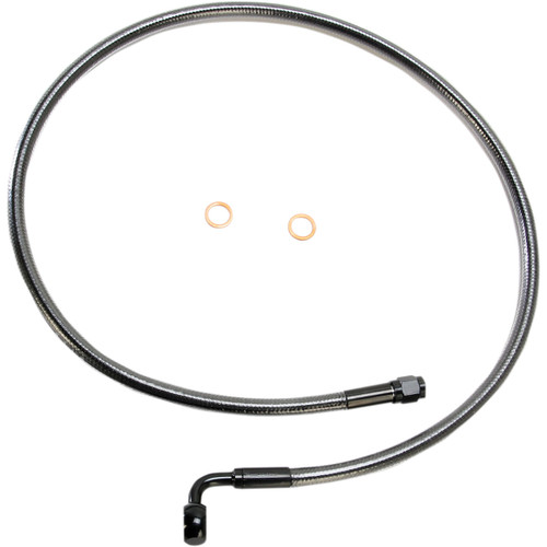 Magnum Shielding #AS47234 - Brake Line - 10 mm-90° - 34" - Black Pearl