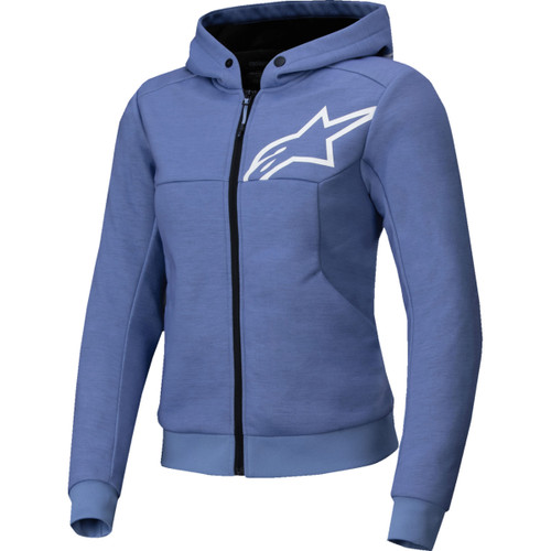 Alpinestars #4210225-7185-M - Stella Chrome v2 Sport Hoodie - Blue Violet/White - Medium