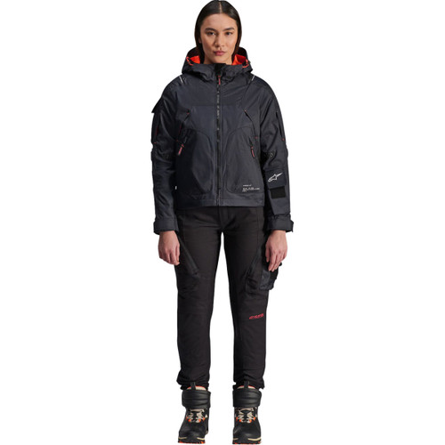 Alpinestars #3310625-1485-L - Stella Molly Air Jacket - Black/Coral Fluo - Large