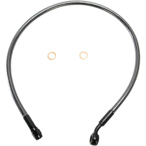 Magnum Shielding #AS47124 - Brake Line - 10 mm-35° - 24" - Black Pearl