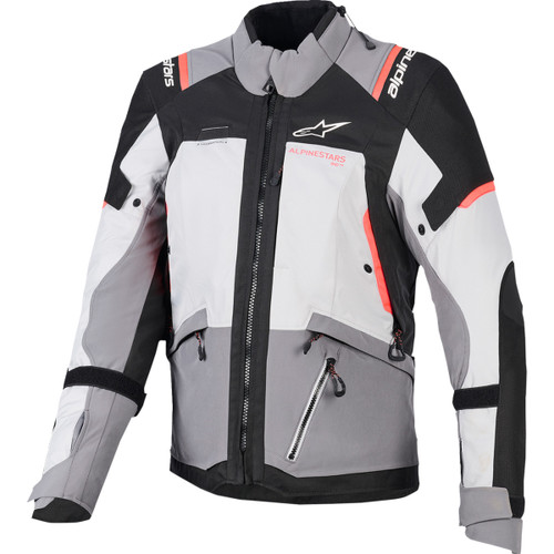 Alpinestars #3210126-9276-XL - Stella Andes v4 Drystar® Jacket - Dark Gray/Ice Gray/Black/Coral - XL
