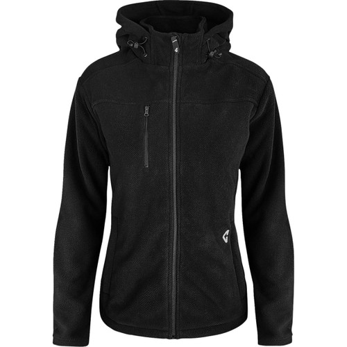 Gerbing Heated Clothing #GER-TFJKT-7V-W-B-S - Women's 7V Thermite Fleece Heated Jacket 2.0 - Black - Small