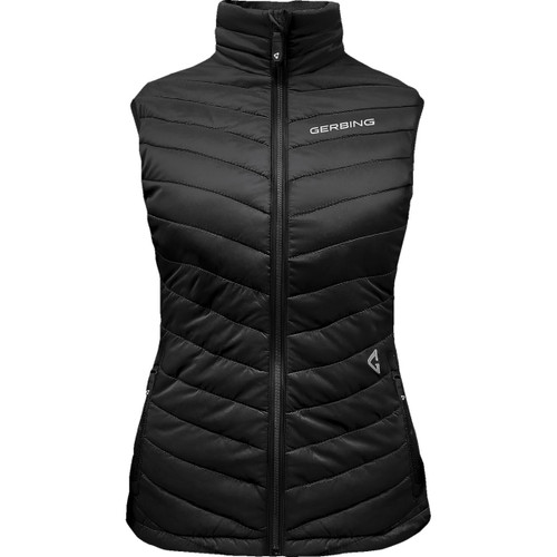 Gerbing Heated Clothing #GER-KPVST-7V-W-B-M - Women's 7V Khione Puffer Heated Vest 2.0 - Black - Medium
