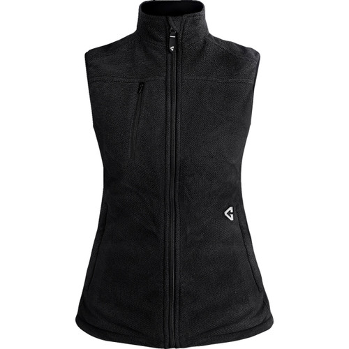 Gerbing Heated Clothing #GER-TFVST-7V-W-BS - Women's 7V Thermite Heated Fleece Vest 2.0 - Black - Small