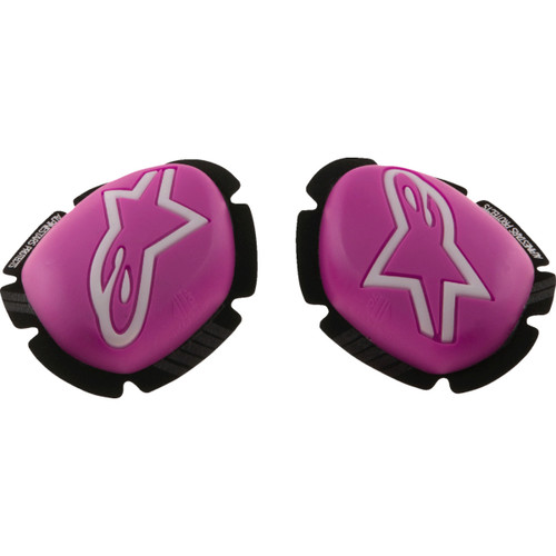 Alpinestars #6400226-3117 - GP Plus Knee Sliders - Pink Fluo/White