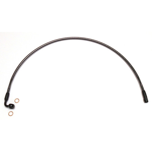 Magnum Shielding #AS47223 - Brake Line - 10 mm-90° - 23" - Black Pearl