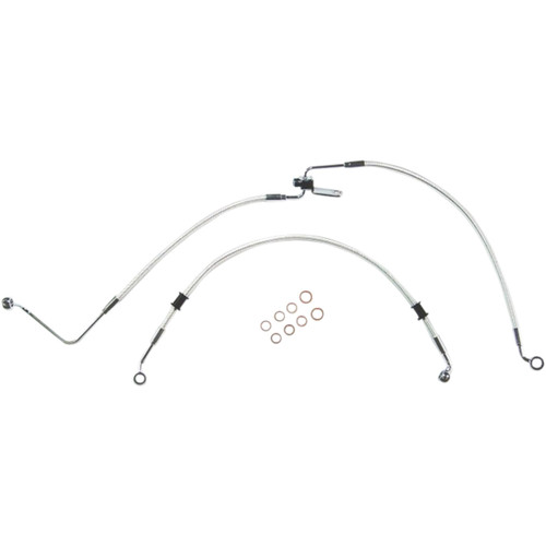 Brake Line - Rear - Sterling Chromite II - Softail - ABS
