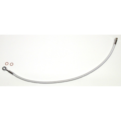Magnum Shielding #AS37623 - Brake Line - 10 mm-Straight - 23" - Sterling Chromite II