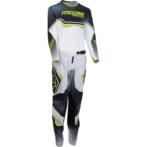 Moose Offroad - Youth Qualifier® Pants - White/Black/Green - US 28