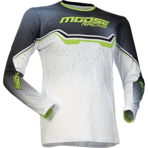 Moose Offroad - Youth Qualifier® Jersey - White/Black/Green - XS