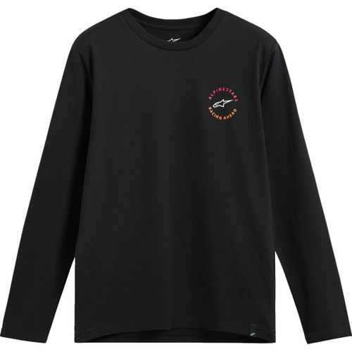 Alpinestars #1235-74105-10-M - True Long-Sleeve CSF T-Shirt - Black - Medium