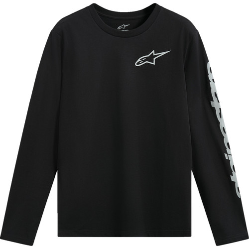 Alpinestars #1235-74100-10-M - Trackside Long-Sleeve CSF T-Shirt - Black - Medium
