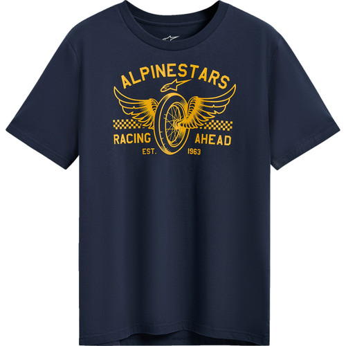 Alpinestars #1235-72355-70-L - Heritage Patch CSF T-Shirt - Navy - Large