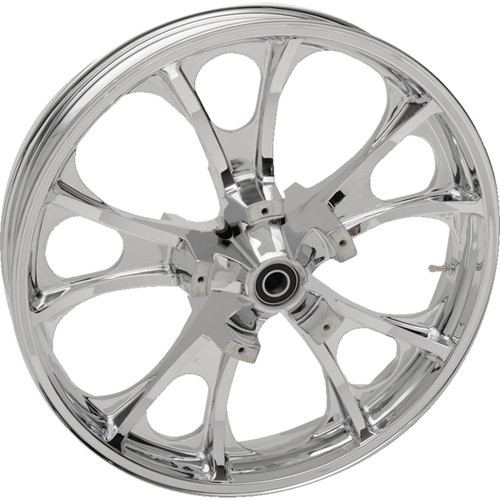 Coastal Moto #3D-LGO213CH - Wheel - Largo 3D - Front - Dual Disc/without ABS - Chrome - 21x3.5 - '08+ FL
