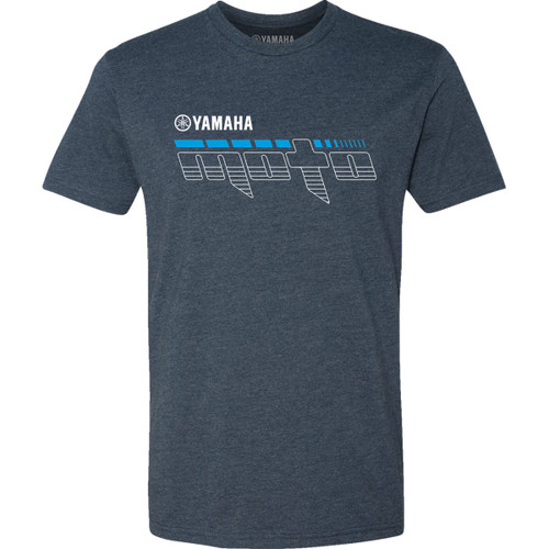 Yamaha Apparel #LEM25S-M34-3X - Yamaha Racing Moto T-Shirt - Navy - 3XL