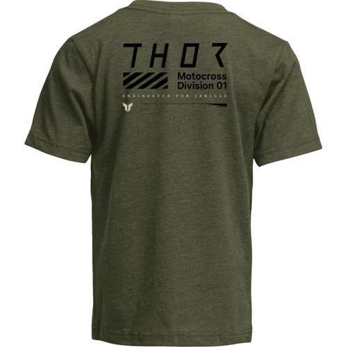 Thor - Youth Stamp T-Shirt - Olive - Large