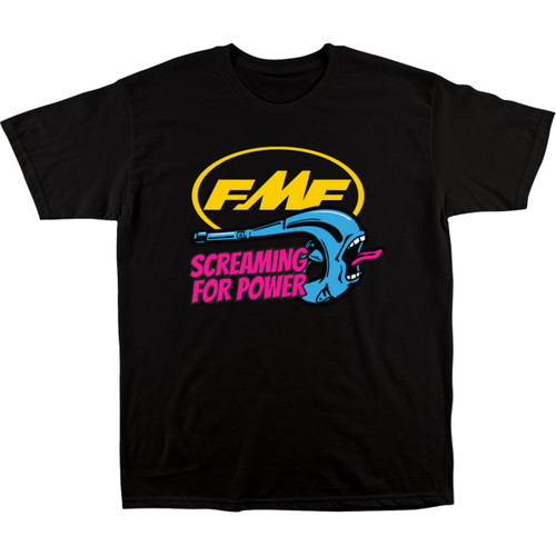 FMF #12216 - Youth Screaming T-Shirt - Black - Medium