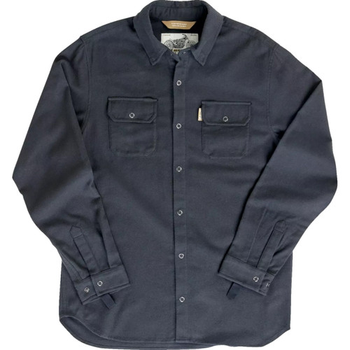 Biltwell #8128-124-003 - HI Test Flannel Shirt - Black - Medium