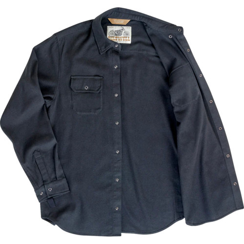 Biltwell #8128-124-006 - HI Test Flannel Shirt - Black - 2XL