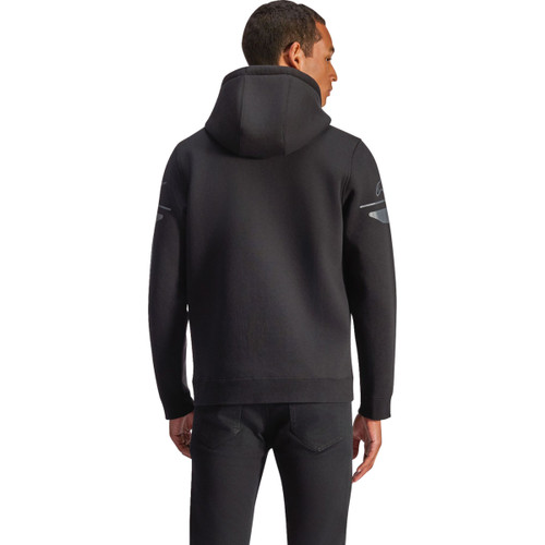 Alpinestars #1235-53200-1018-M - Esemex Zip Hoodie - Black/Charcoal - Medium
