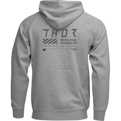 Thor - Stamp Pullover Hoodie - Heather Gray - 2XL