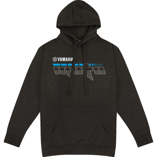 Yamaha Apparel #LEM25S-M35-L - Yamaha Racing Moto Hoodie - Black - Large