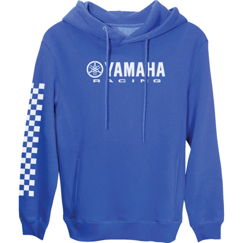 Yamaha Apparel #LEM25S-M37-L - Yamaha Racing Hoodie - Blue - Large