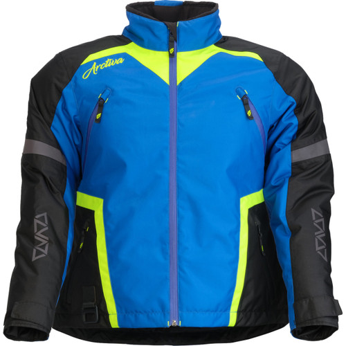 Arctiva - Women's Pivot 8 Insulated Jacket - Blue/Hi-Viz - Small
