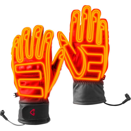Gerbing Heated Clothing #GER-GVHR-12V-B-XL - 12 V Hero Heated Gloves - Black - XL