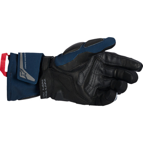 Alpinestars #3520326-1267-3XL - WT-8 Gore-Tex® Gloves - Black/Dark Blue - 3XL