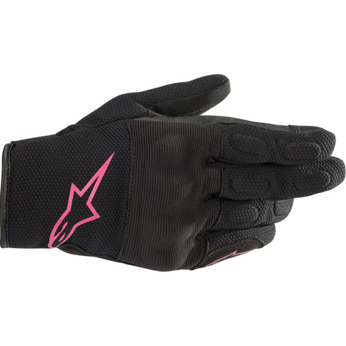 Alpinestars #3537620-1039-L - Stella S-Max Drystar® Gloves - Black/Fuchsia - Large