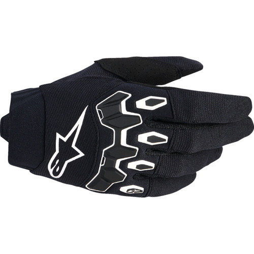 Alpinestars #3560426-12-M - Full Bore V2 Gloves - Black/White - Medium