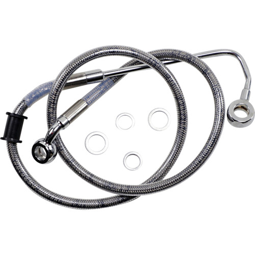 Drag Specialties - Brake Line - Front (Upper) - Stainless Steel