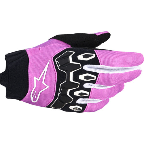 Alpinestars #3580126-3149-XL - Stella Full Bore V2 Gloves - Violet/White/Black - XL