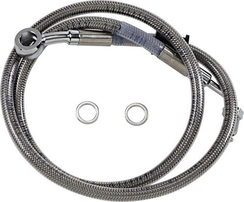 Brake Line - +6" - Stainless Steel - 18-20 Softail
