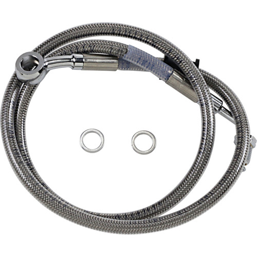 Drag Specialties - Brake Line - +6" - Stainless Steel - '18-'23 Softail