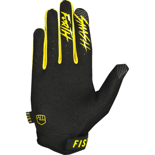 Fist Handwear #F-GS-01130-M - Strapped Stocker Gloves - Fluro Yellow - Medium