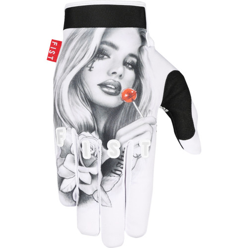 Fist Handwear #F-GS-01004-M - Strapped Hannah Roberts Red Label Eye Candy Gloves - Medium