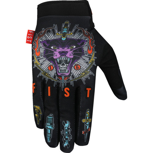 Fist Handwear #F-GS-01435-XS - Strapped Greg Lutzka Red Label Panther Gloves - XS
