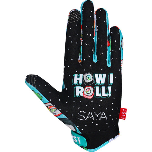 Fist Handwear #F-GS-01123-2XL - Strapped Saya Sakakibara Red Label Sushi Power Gloves - 2XL