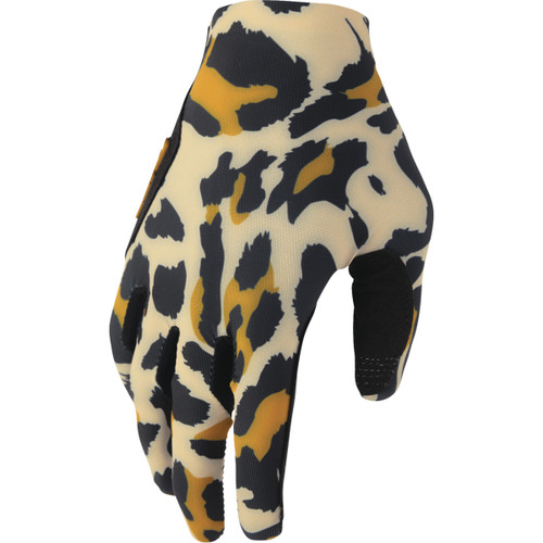 Thor - Women's Sportmode Cheetah Gloves - Tan/Black - XL