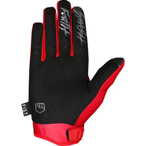Fist Handwear #FSY00189XXS - Youth Strapped Stocker Gloves - Red - 2XS