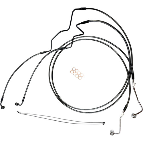 Magnum Shielding #AS470164 - Brake Line - +4" - Black Pearl