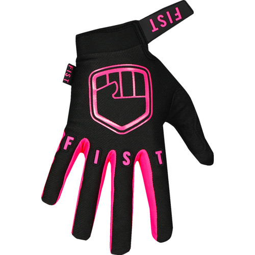 Fist Handwear #F-GSY-01131-L - Youth Strapped Stocker Gloves - Fluro Pink - Large