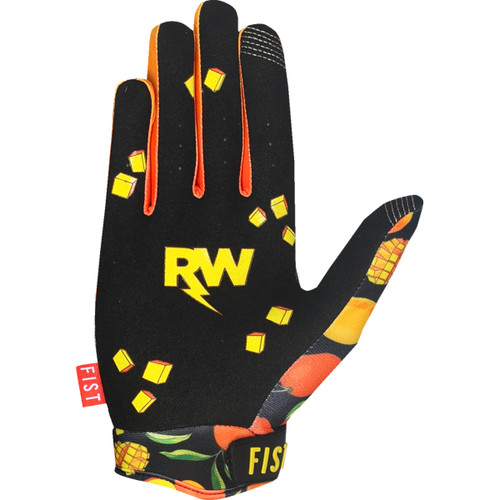 Fist Handwear #F-GSY-01521-M - Youth Strapped R-Willy Red Label Mango Madness Gloves - Medium