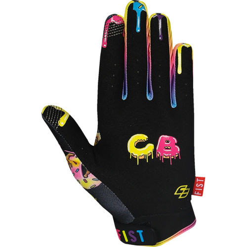 Fist Handwear #F-GLF-01520-M - Lil Fists Strapped Caroline Buchanan Red Label Sprinkle Fades Gloves - Medium